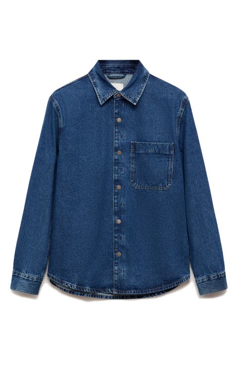 COTTON OVER SHIRT .09【BLUE GRAY】 – SUBLATIONS