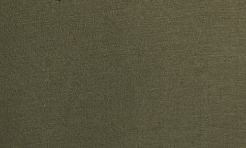 Jachs Faux Shearling Lined Crewneck Sweatshirt In Green