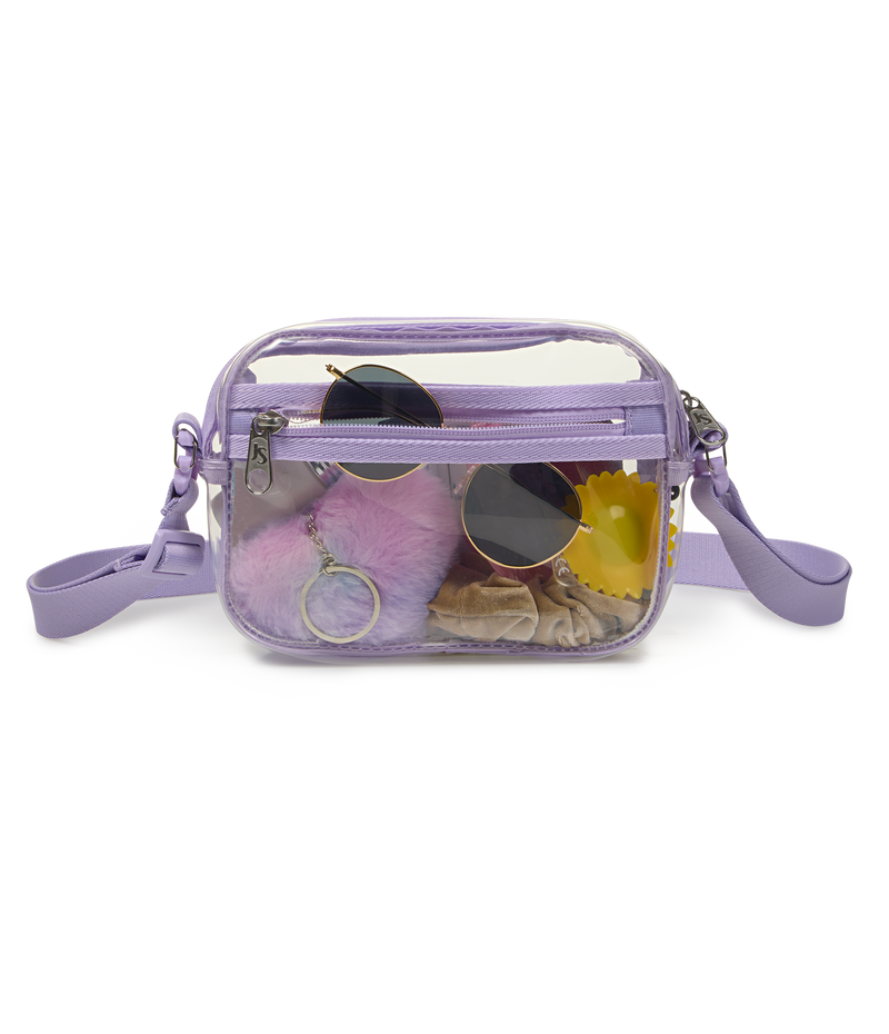 Clear Crossbody, Alternate, color, Pastel Lilac