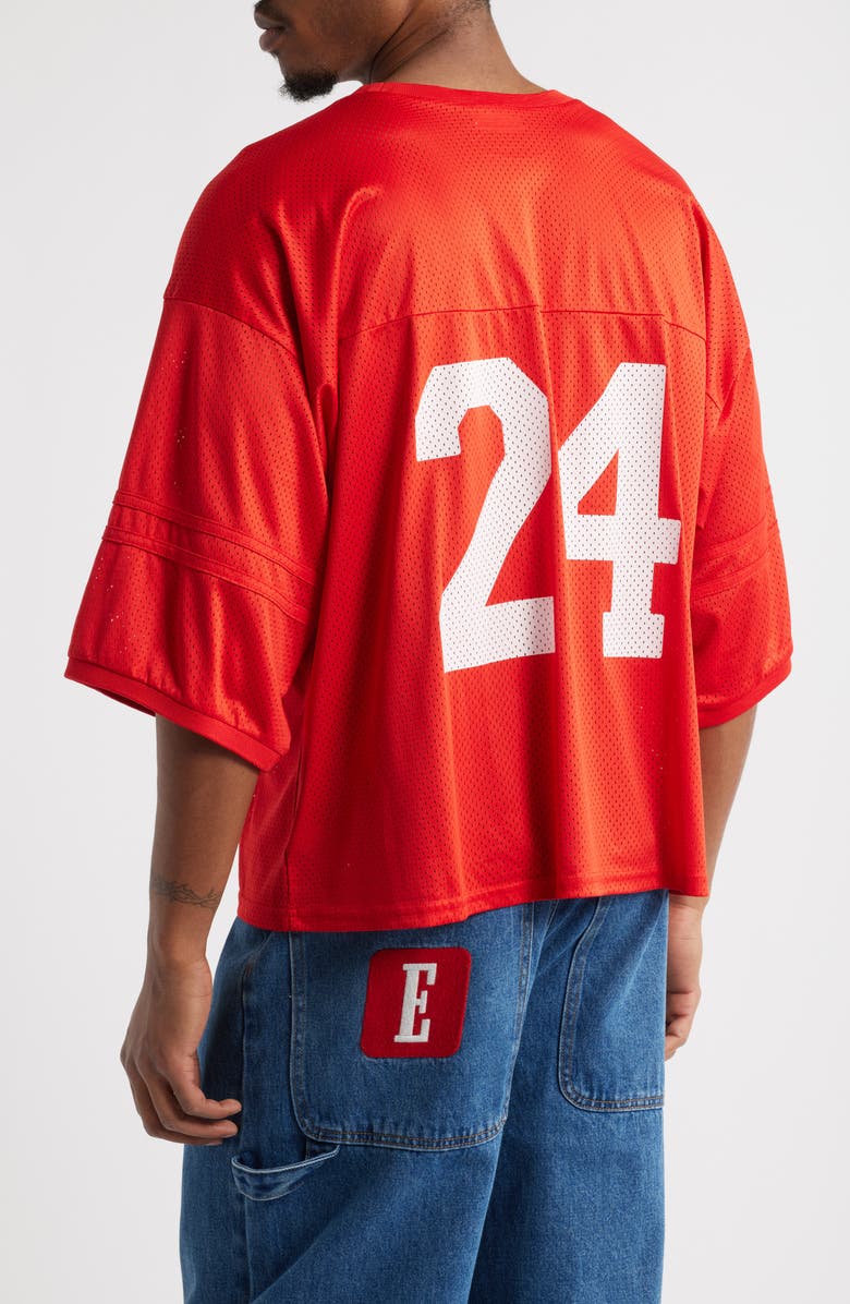 Elwood Mesh Practice Jersey Top, Alternate, color, Game Day Red