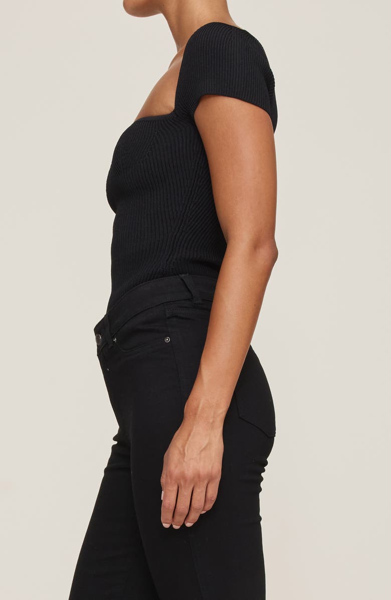 DL1961 Sweatheart Rib Top, Alternate, color, Black