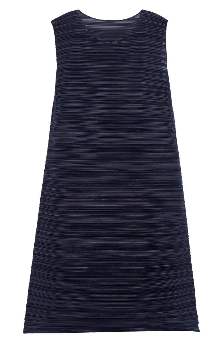 Pleats Please Issey Miyake Sheer Bounce Sleeveless Dress, Alternate, color,