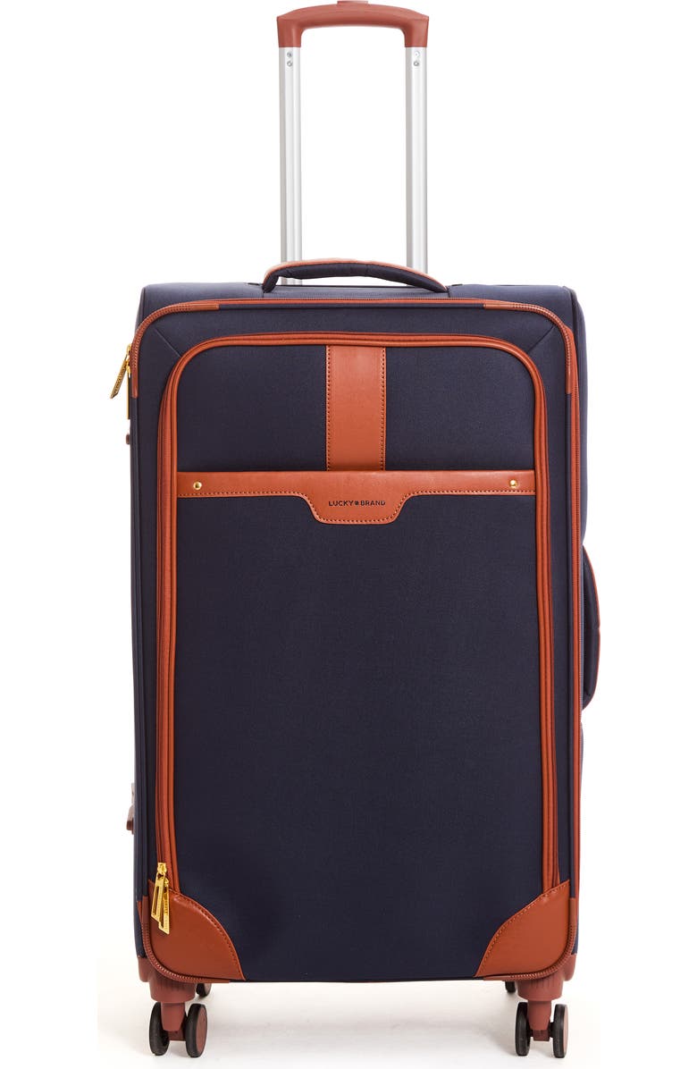 Lucky Brand Mason 28-Inch Spinner Luggage, Main, color, Navy