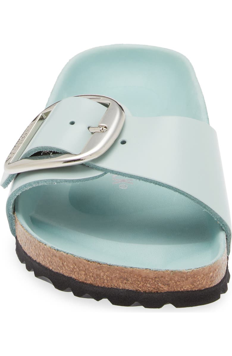 Birkenstock Madrid Big Buckle Slide Sandal, Alternate, color, Surf Green
