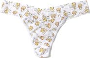 Hanky Panky Print Original Rise Lace Thong