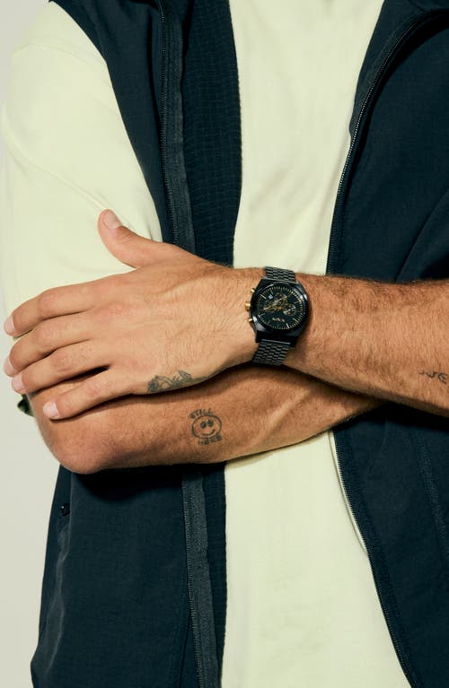 Nixon Time Teller Chronograph Bracelet Watch, 40mm In Black