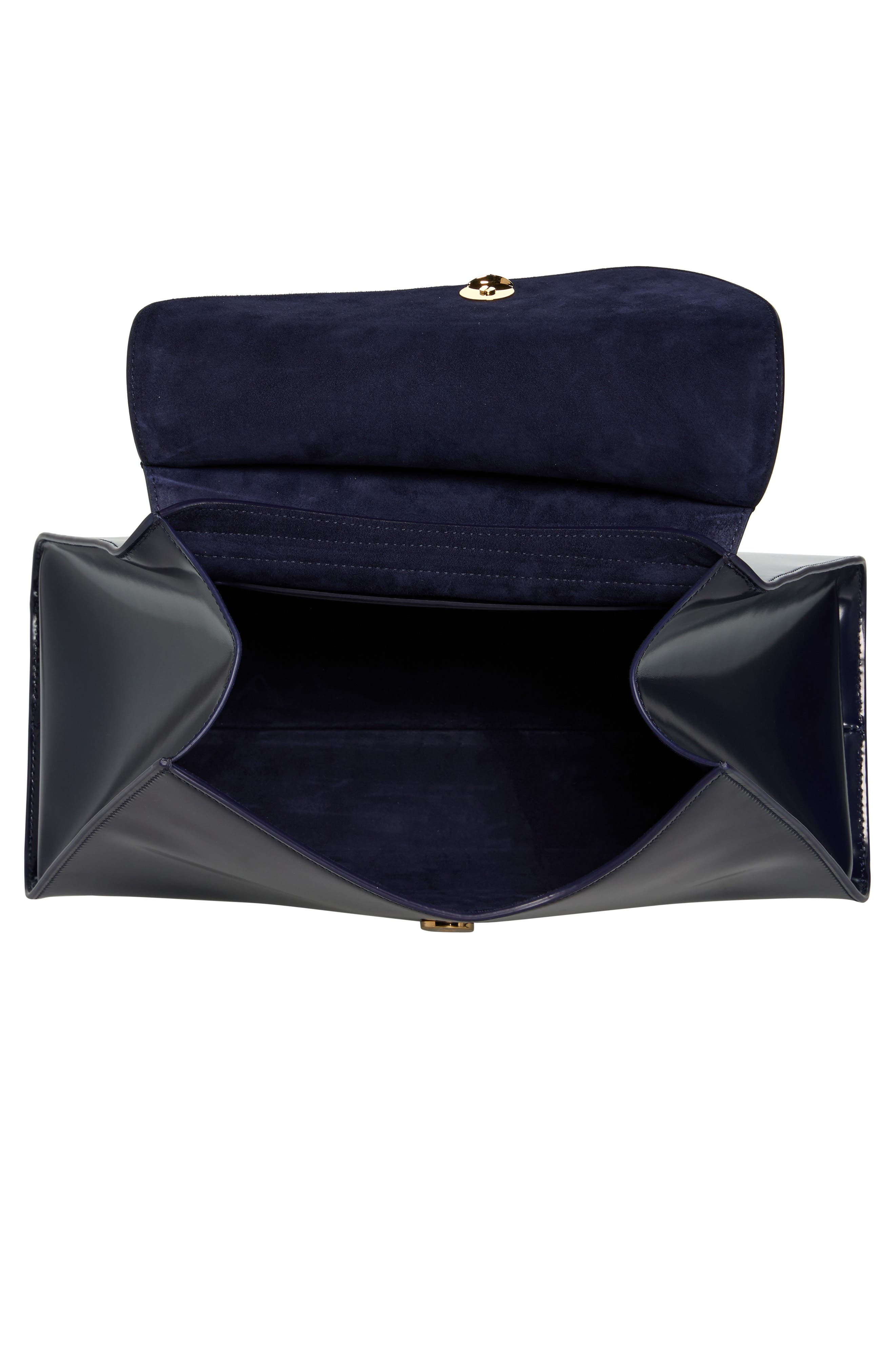 FERRAGAMO Medium Prisma Leather Top Handle Bag, Alternate, color, 