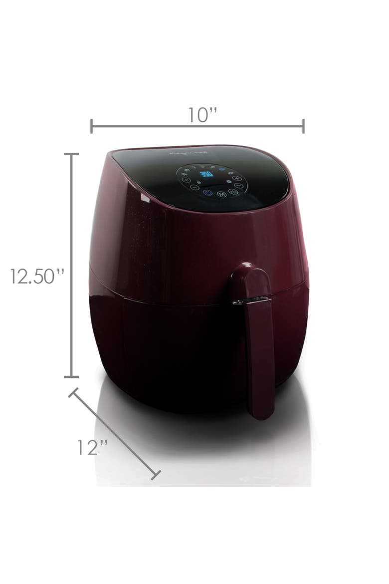 Airfryer and Multicooker with 7 Pre-Programmed Settings, Alternate, color, Red