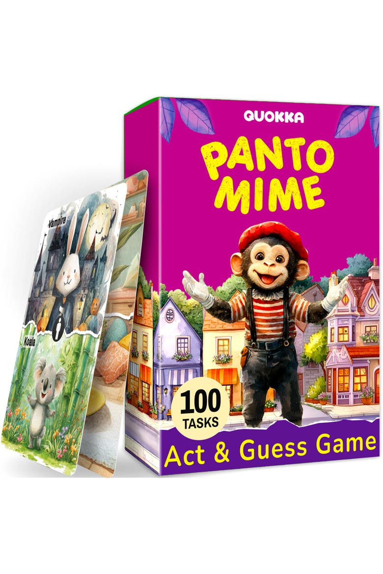 Kids Card Game Set with Multiple Activities, Main, color, Pantomime