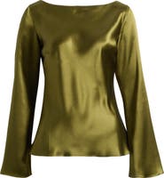 Reformation Marlow Silk Top