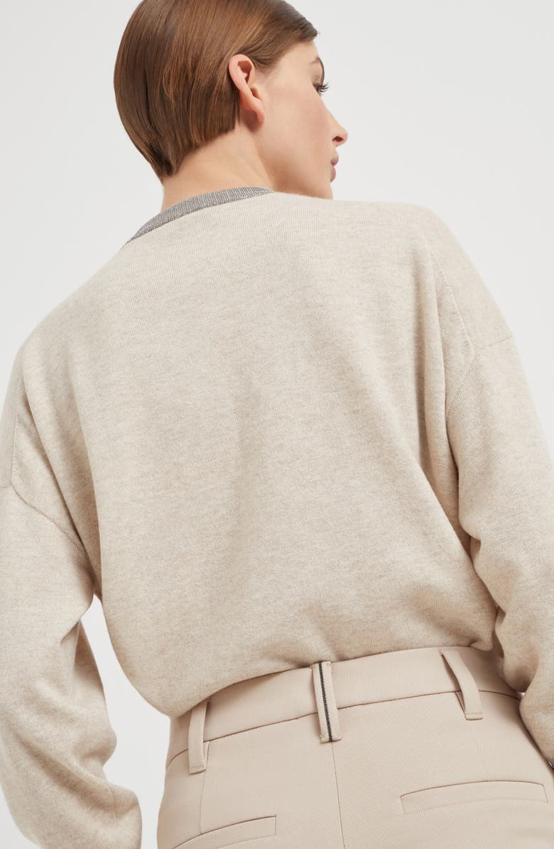 Brunello Cucinelli Cigarette trousers, Alternate, color, 