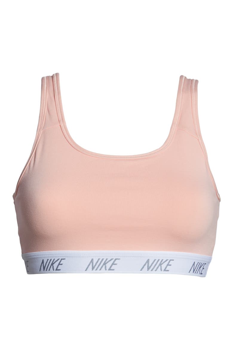 Classic Soft Sports Bra, Alternate, color, STORM PINK/ BLACK