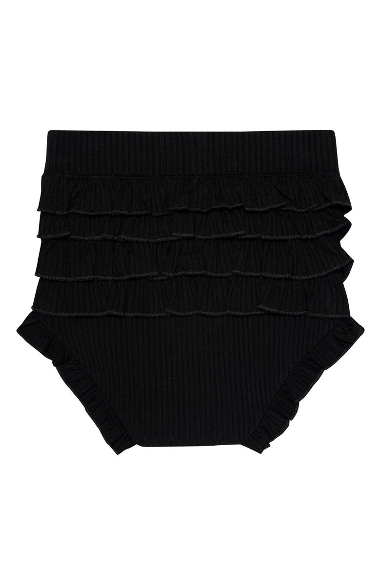 Posh Peanut Kids' Reagan Long Sleeve Henley Peplum Top & Bloomers, Alternate, color, 