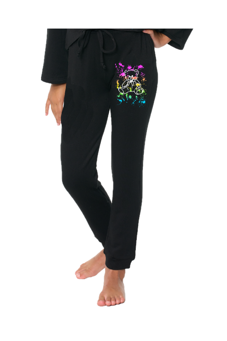 Sweatpants with screen - Big kid, Main, color, Black Paint