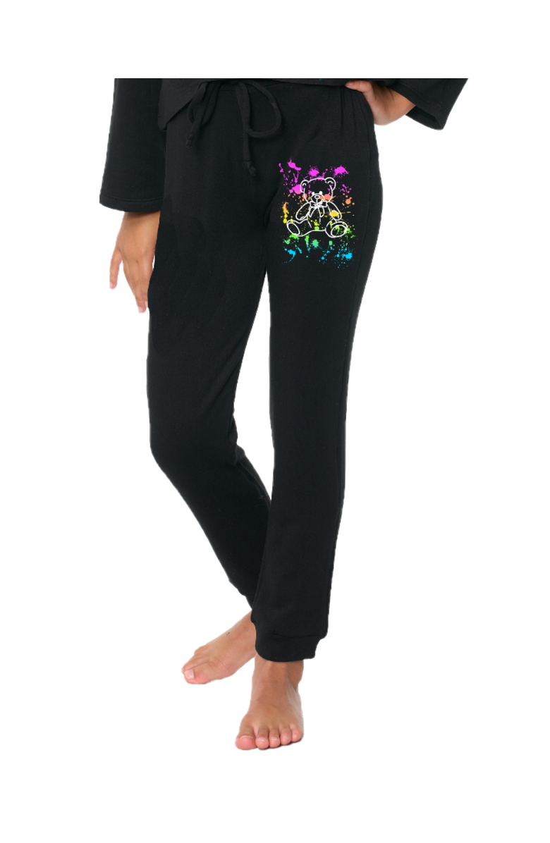 Malibu Sugar Sweatpants with screen - Big kid, Main, color, Black Paint