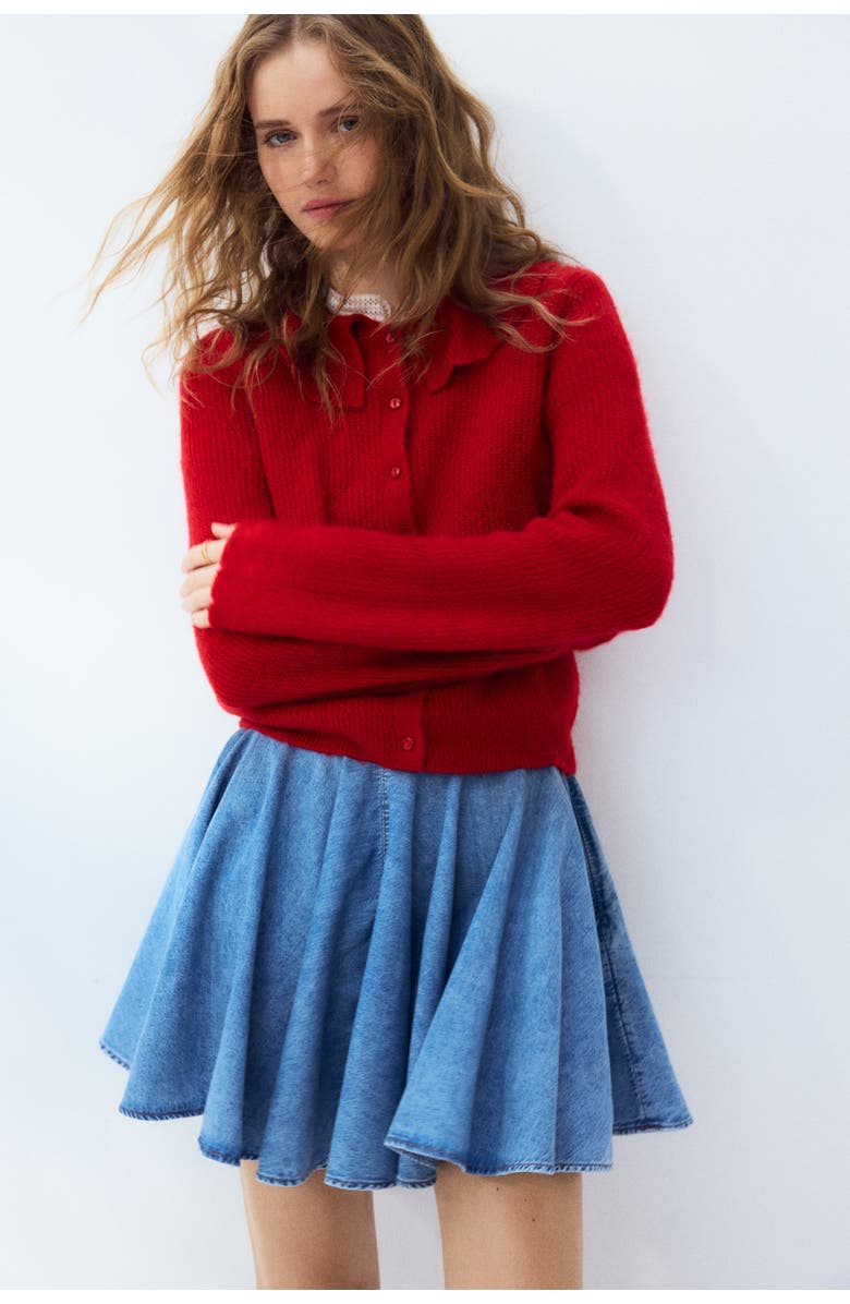 H&M Collared Cardigan, Alternate, color, 