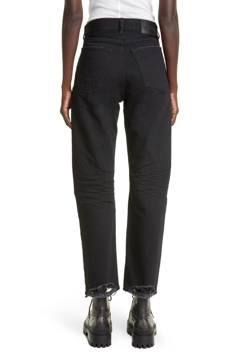 Slim Fit Nonstretch Jeans, Alternate, color, RUBBER BLACK