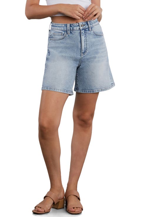 All Day High Waist Denim Shorts