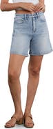 HINT OF BLU All Day High Waist Denim Shorts