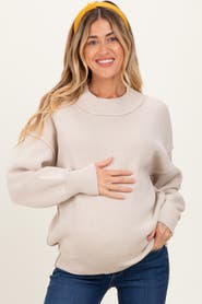 PinkBlush Wide Neck Drop Shoulder Sweater