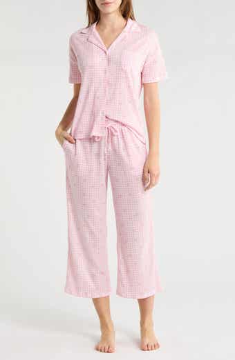 JACLYN Short Sleeve Top & Crop Pants Pajamas
