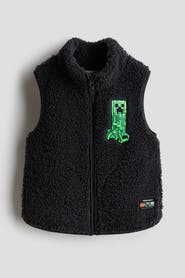 H&M Motif-detail Teddy Gilet