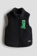 H&M Motif-detail Teddy Gilet