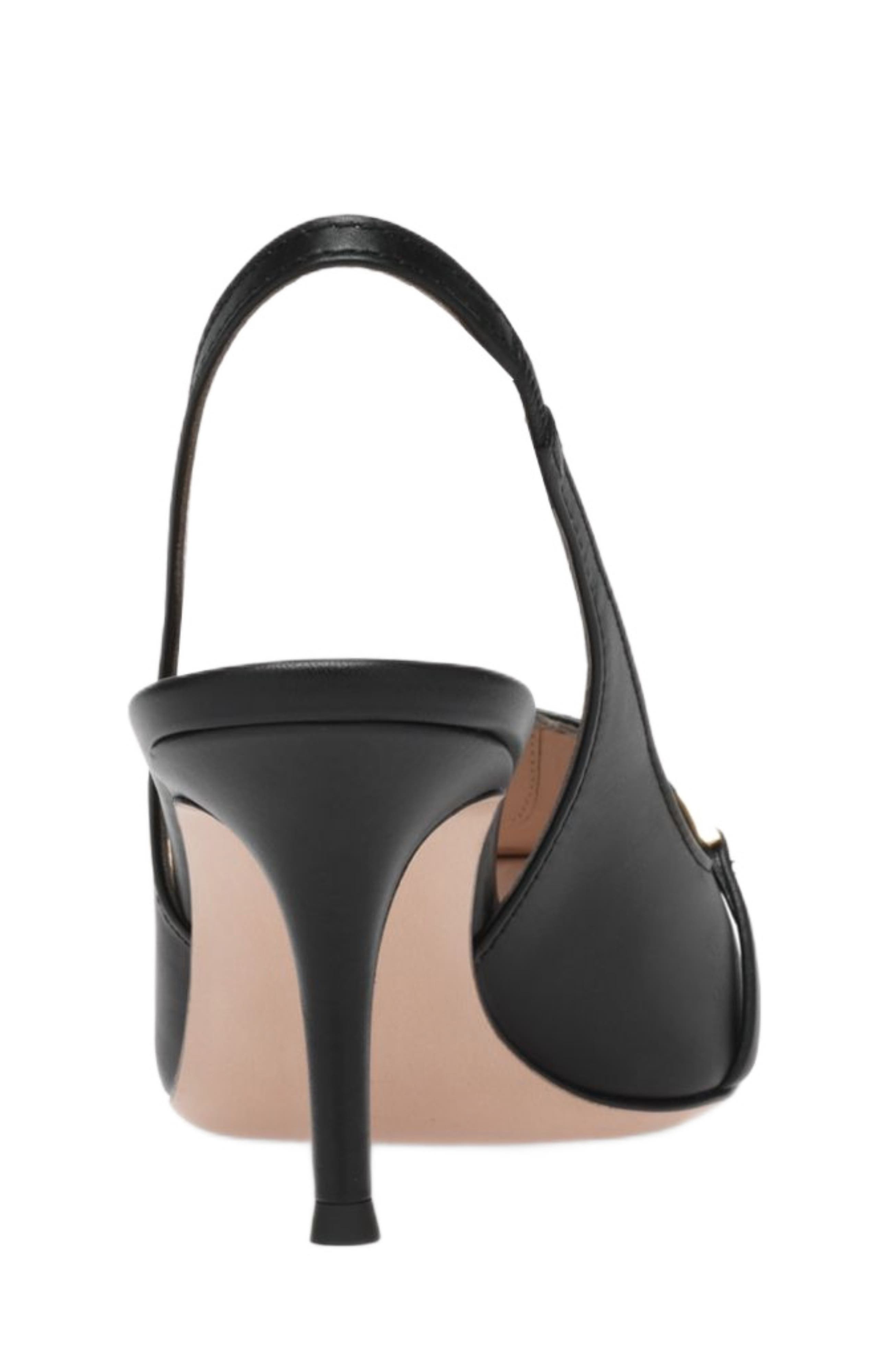 Gianvito Rossi Carrey Sling 70, Alternate, color, 