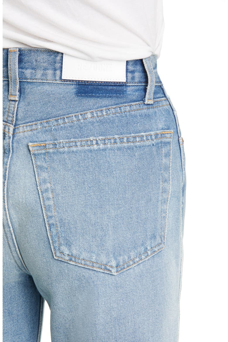 '90s Ripped High Waist Loose Straight Leg Jeans, Alternate, color, MEDIUM DESTROYED 12