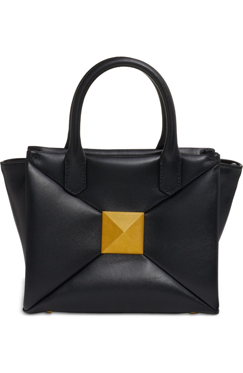 Valentino Garavani One Stud Small Leather Top Handle Bag, Main, color,