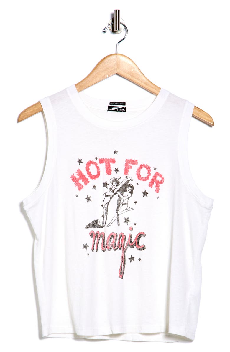 MOTHER The Strong & Silent Type Graphic Muscle T-Shirt, Alternate, color, 