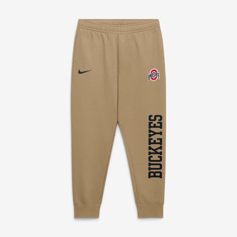 Men's Nike  Beige Ohio State Buckeyes Primetime Club Fleece Joggers