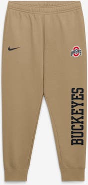 Nike Men's Nike Beige Ohio State Buckeyes Primetime Club Fleece Joggers