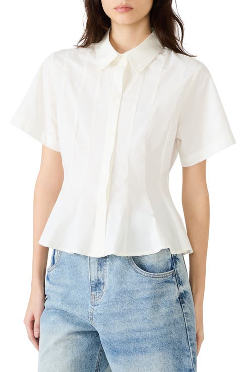 Porter Pleat Button-Up Shirt