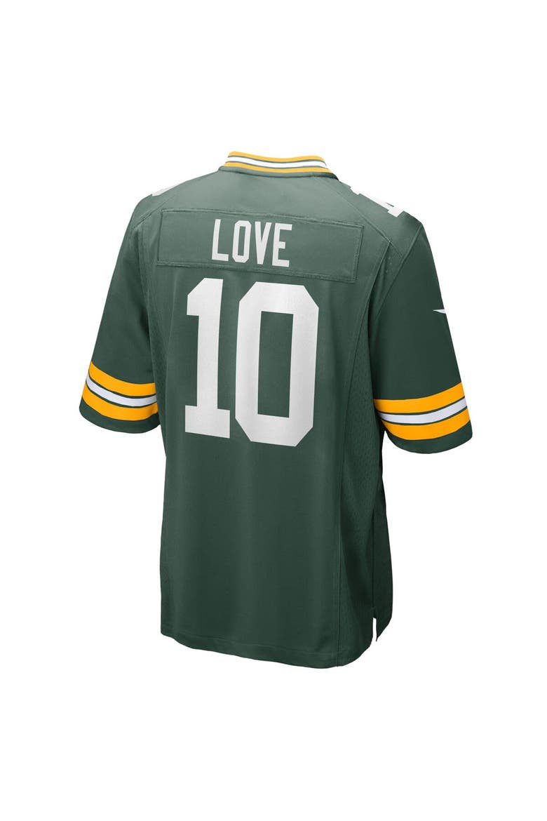 Men's Nike Jordan Love Green Green Bay Packers Player Game Jersey, Alternate, color, Green