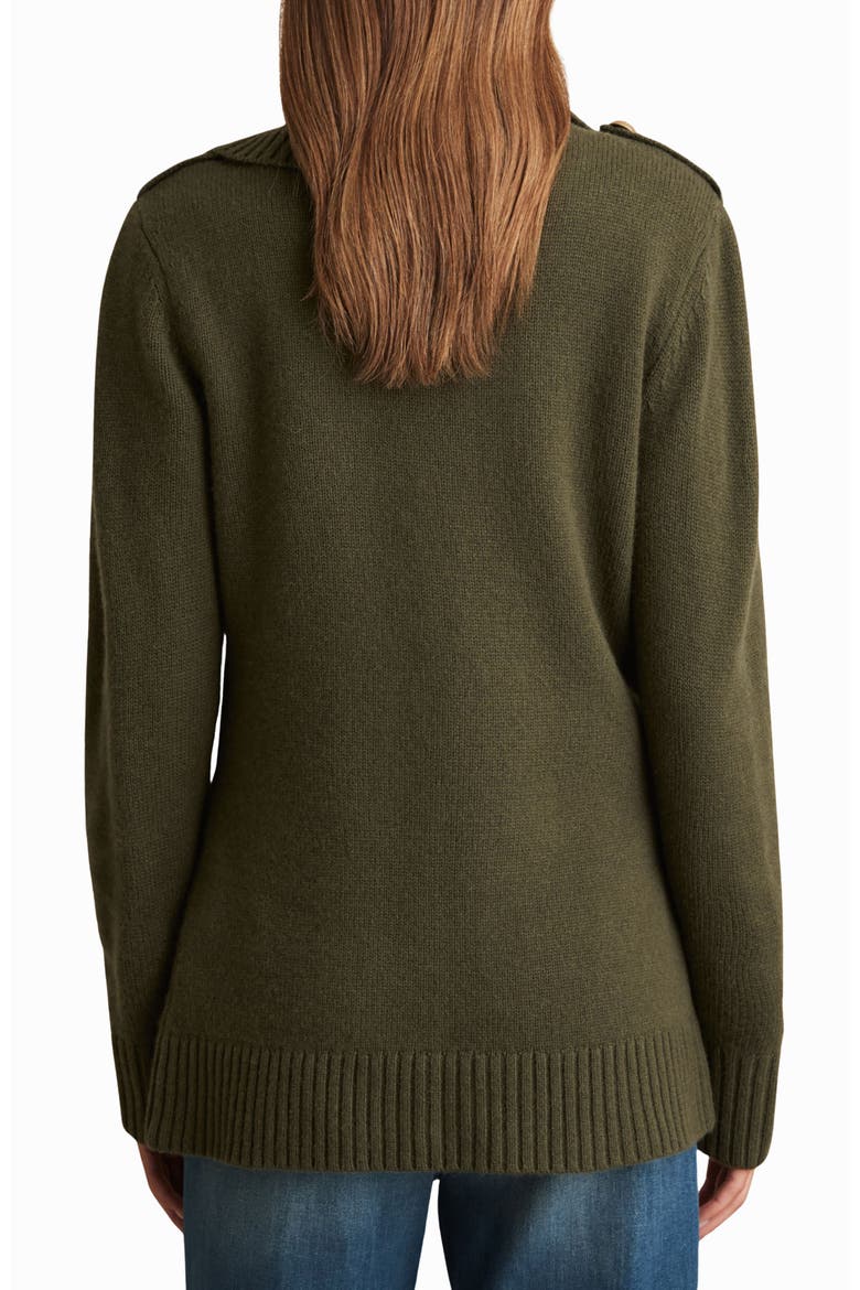 Cat Cardigan, Alternate, color, KHAKI GREEN