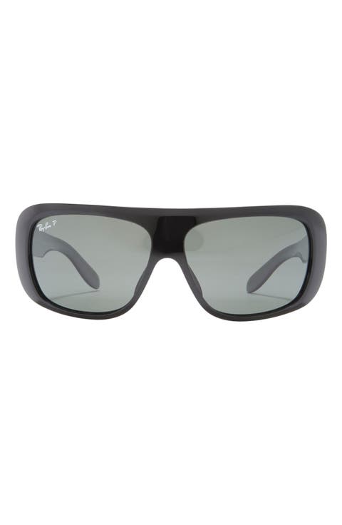 61mm Pillow Polarized Sunglasses