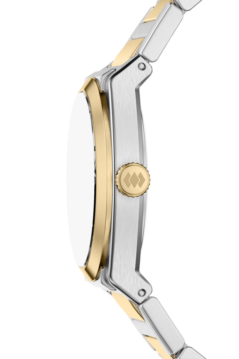 Small Everett Bracelet Watch, 27mm, Alternate, color, TWO TONE/ BLACK