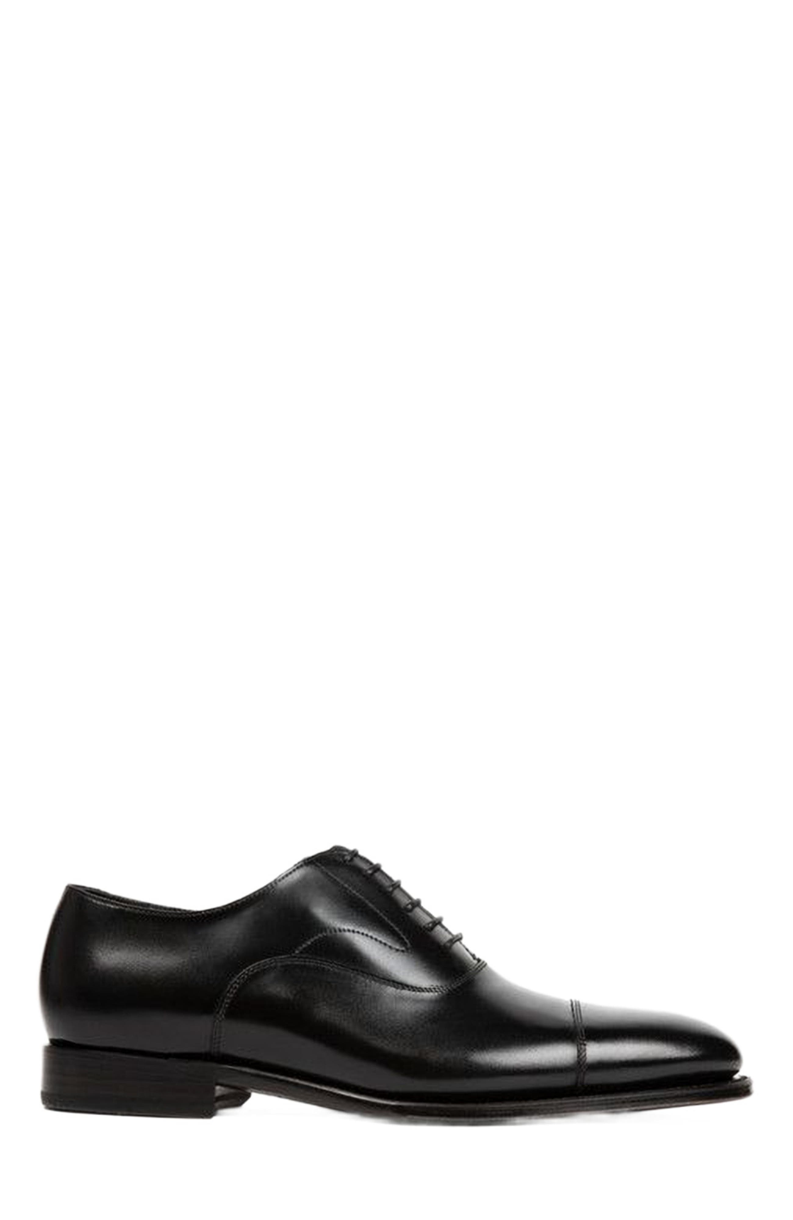 Anthony Veer Regent Cap-toe Oxford, Main, color, Obsidian Black