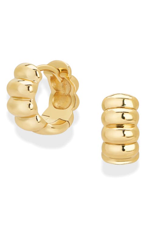 Sylvie Huggie Hoop Earrings
