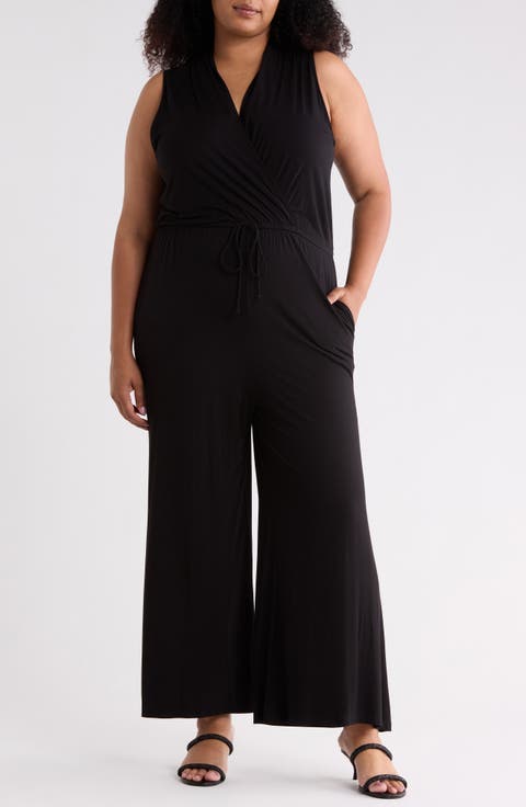 Sleeveless Wide Leg Jumpsuit