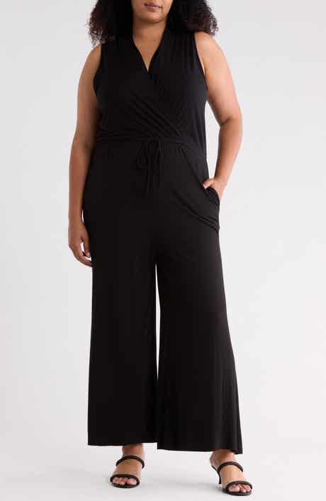 Sleeveless Wide Leg Jumpsuit