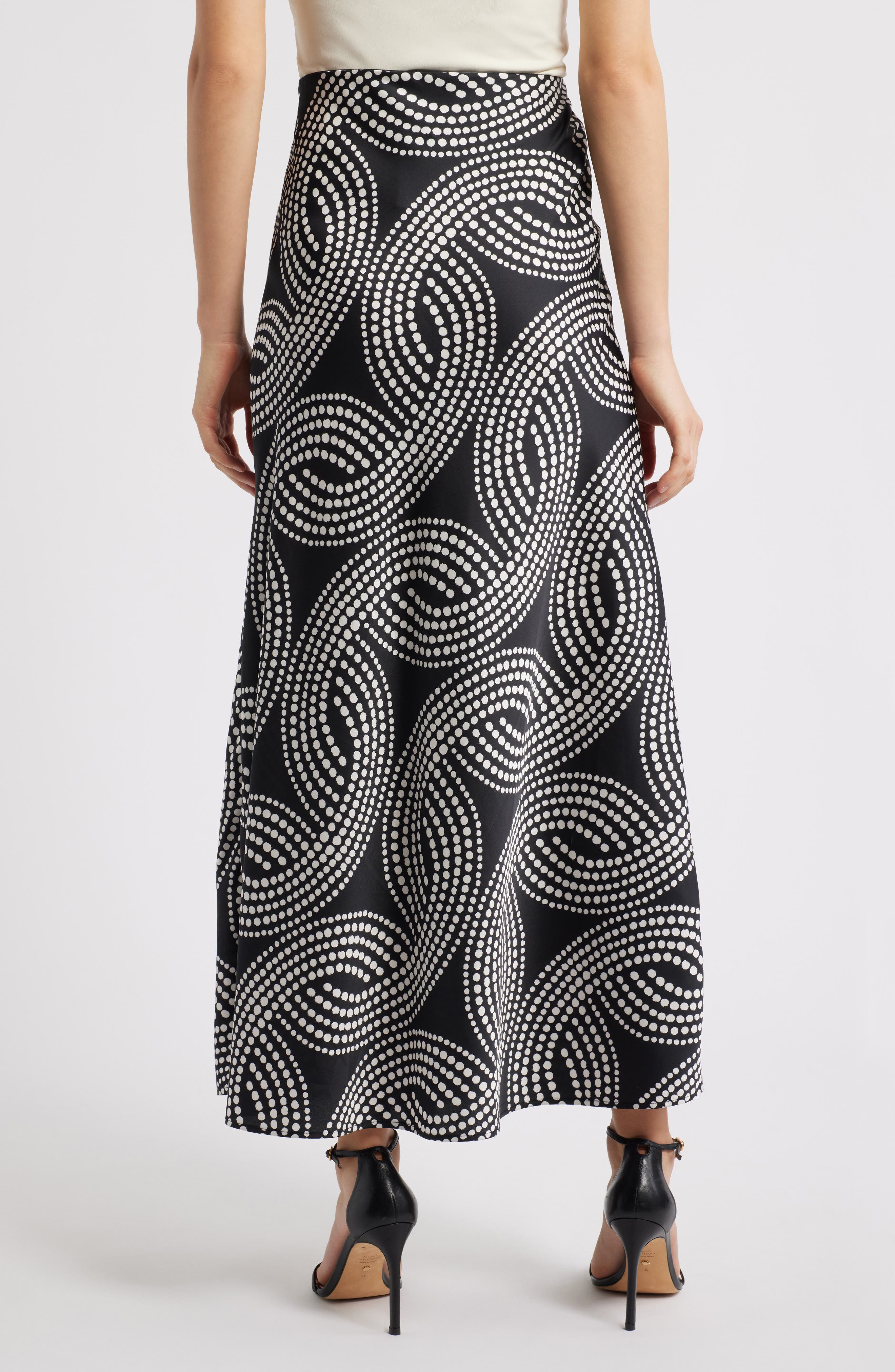 Bias Cut Pull-On Midi Skirt - image 2