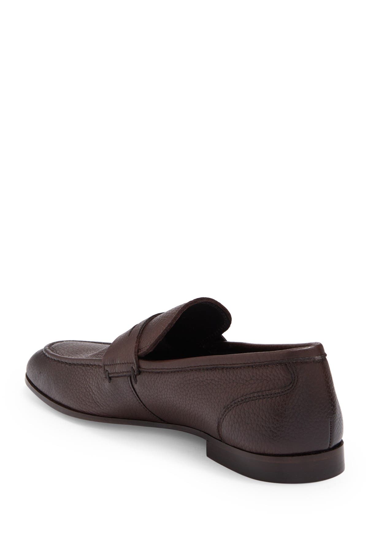 Deville Leather Penny Loafer, Alternate, color, OLD ZEUS WOOD