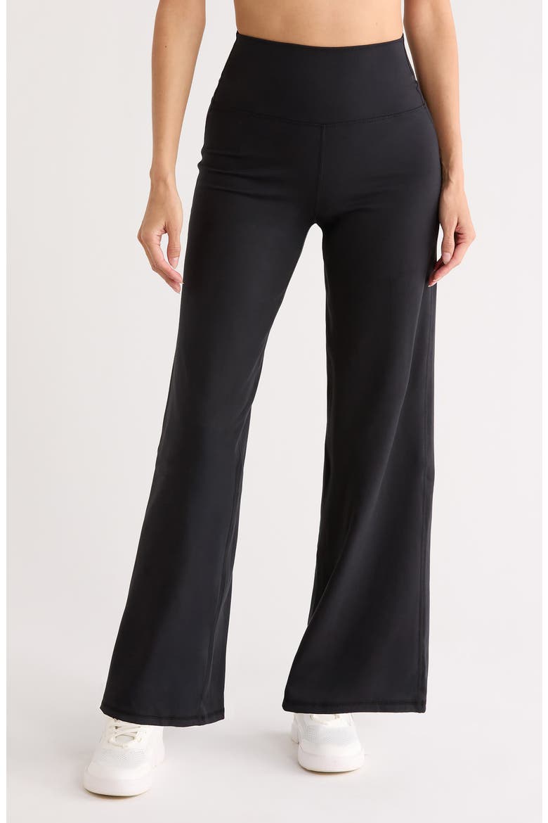 Lizzie Wide Leg Pants, Main, color, BLACK