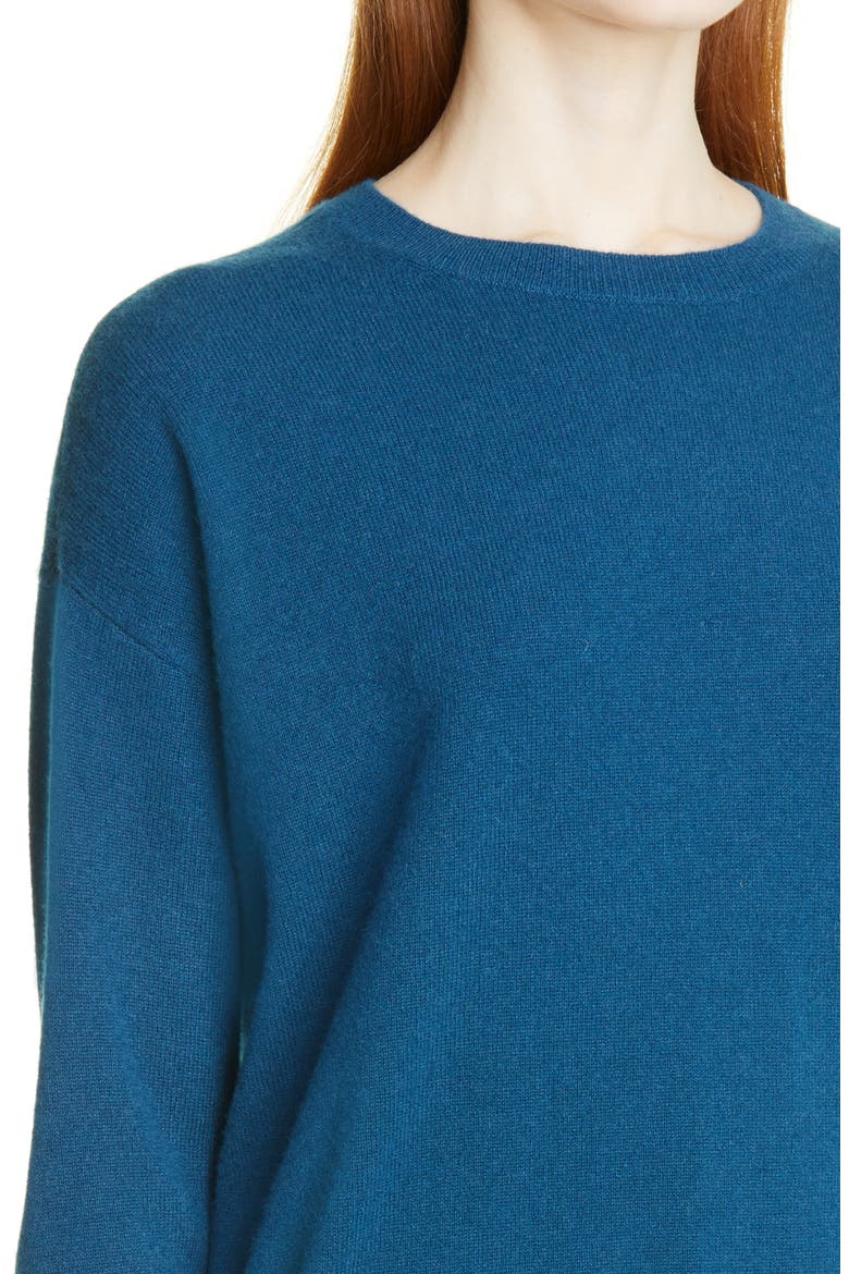 Cashmere Crewneck Pullover, Alternate, color, BLUE LEGION