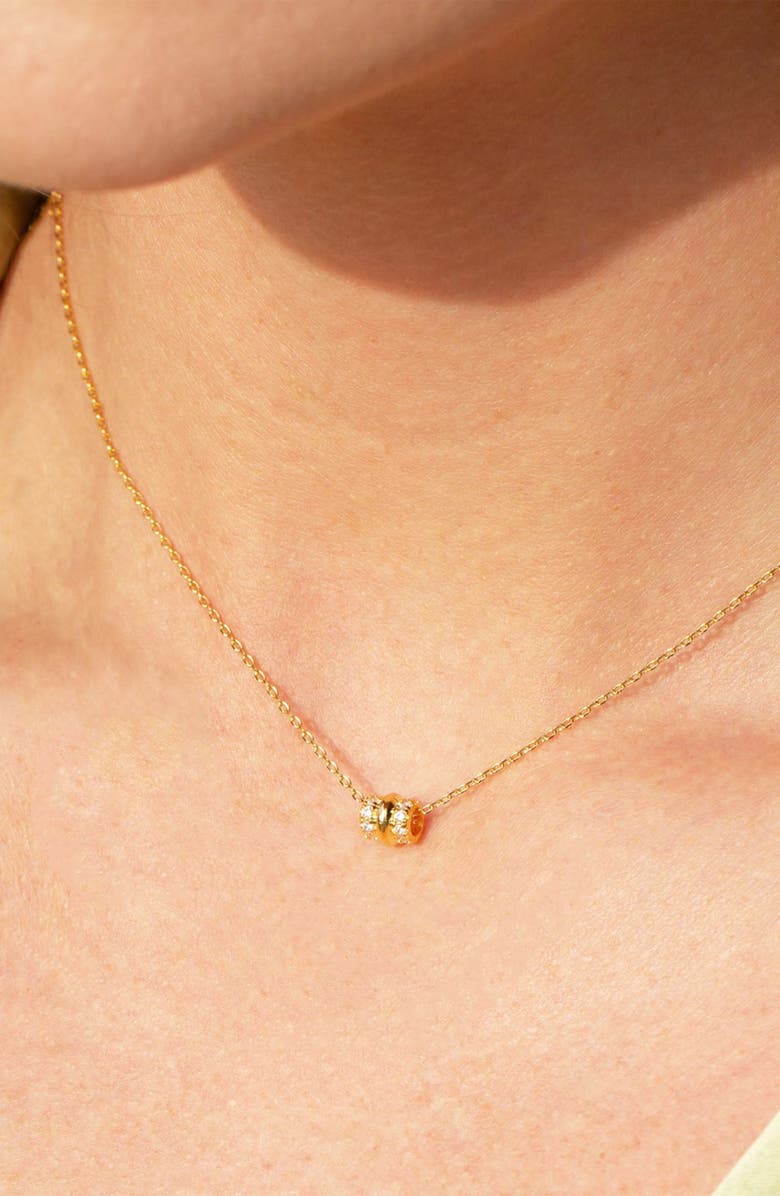 Bearfruit Jewelry 14k Gold Plated Rolly Necklace Holiday Gift Idea, Alternate, color, Gold