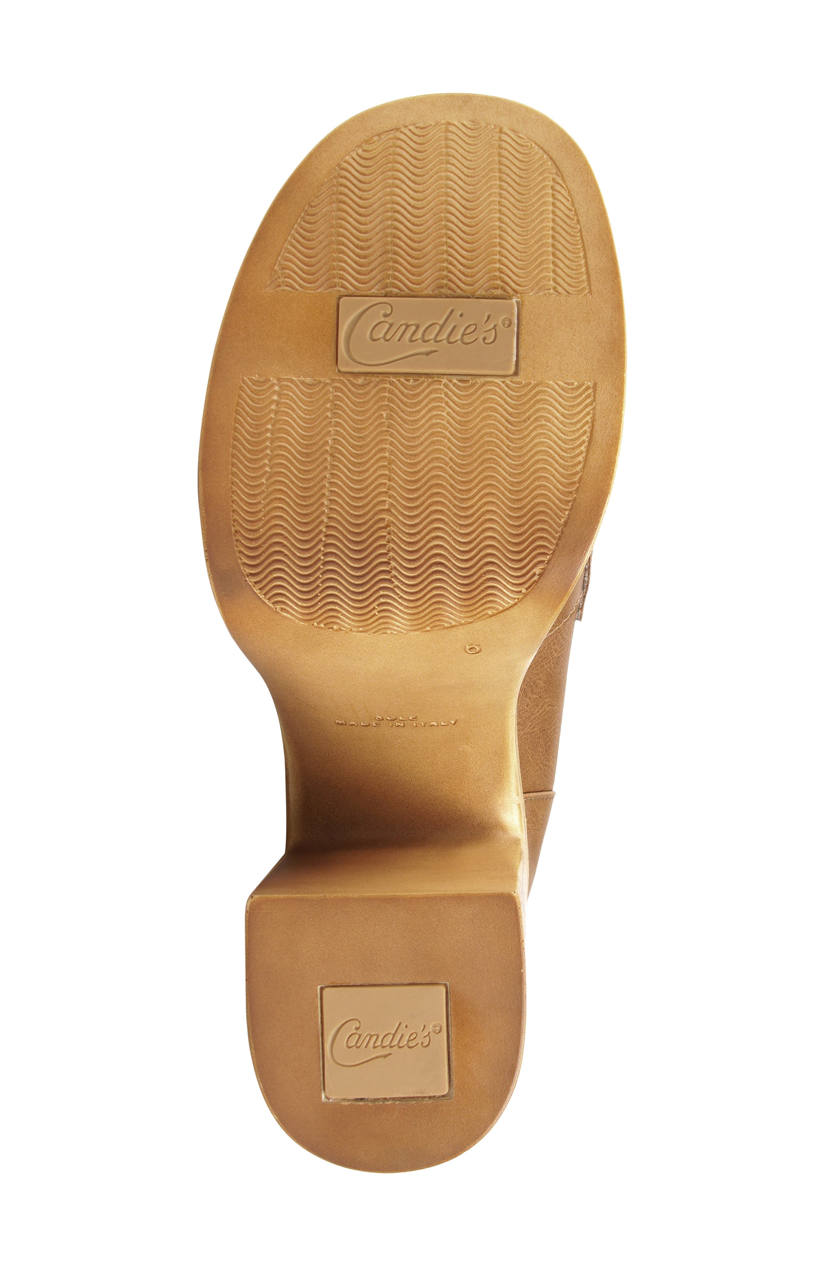 Candie's Ace Platform Pump, Alternate, color, Tan Faux
