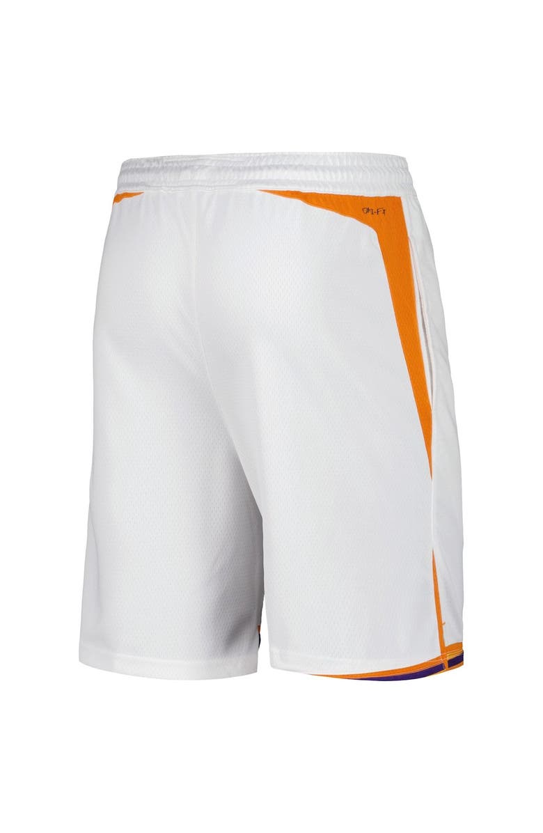 Nike Men's Nike White Phoenix Suns Swingman Performance Shorts - Association Edition, Alternate, color, White