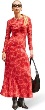 Ro&Zo Mesh Print Dress